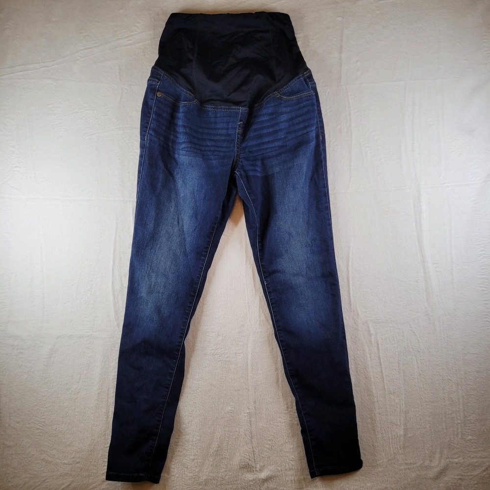 Isabel Maternity Jeans by Ingrid & Isabel Sz 2/26R  Skinny Blue Side Panels